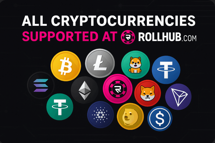 Crypto Guide – All Cryptocurrencies Supported at Rollhub.com thumbnail
