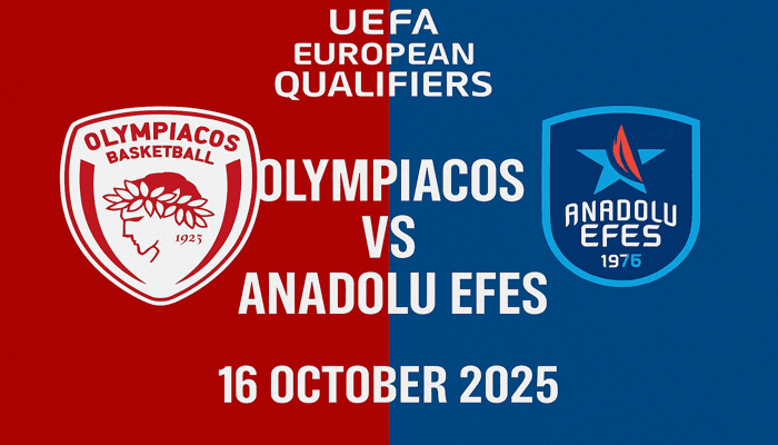 Olympiacos vs Anadolu Efes – Match Preview & Broadcast Info thumbnail