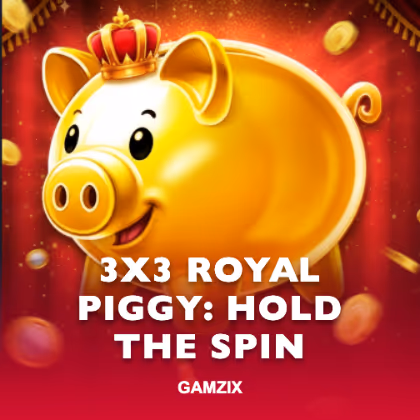 3x3 Royal Piggy: Hold the Spin