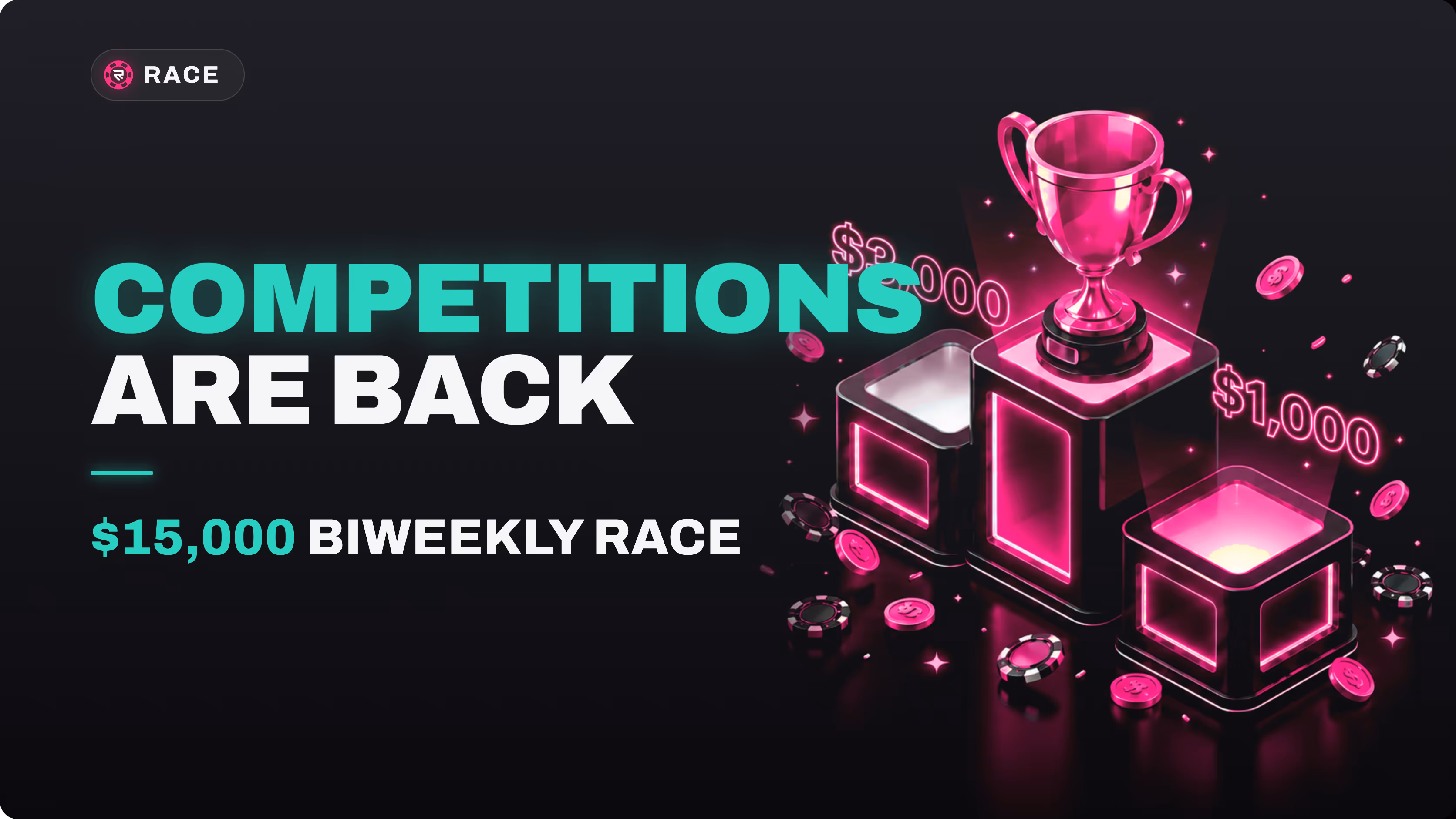 Competitions are Back. $15,000 Biweekly Race. thumbnail