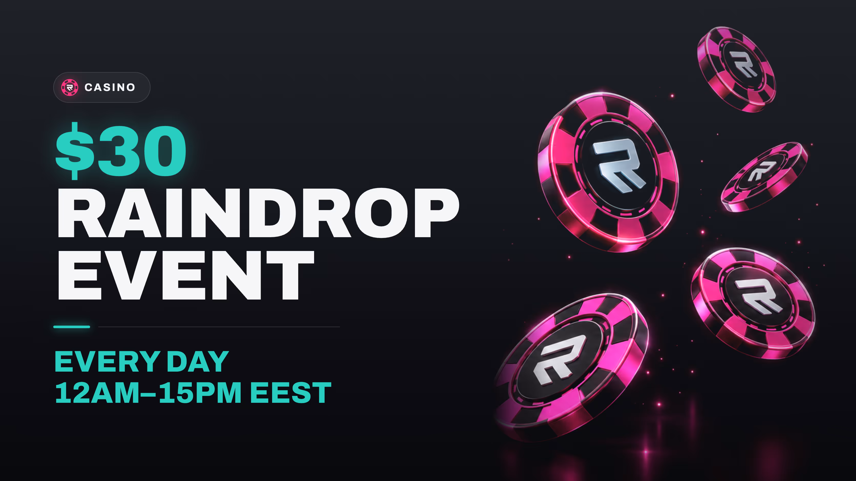 Rollhub Money Rain Event – Win $30 in USDT Daily   thumbnail